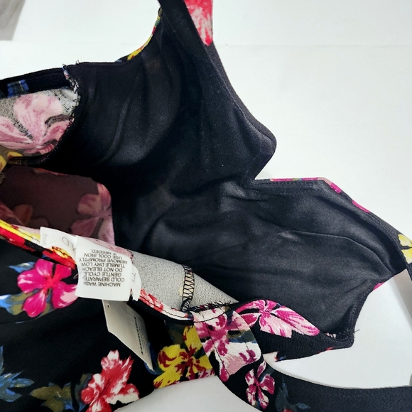 New Planet Gold Floral Dress XS - Picture 7 of 8